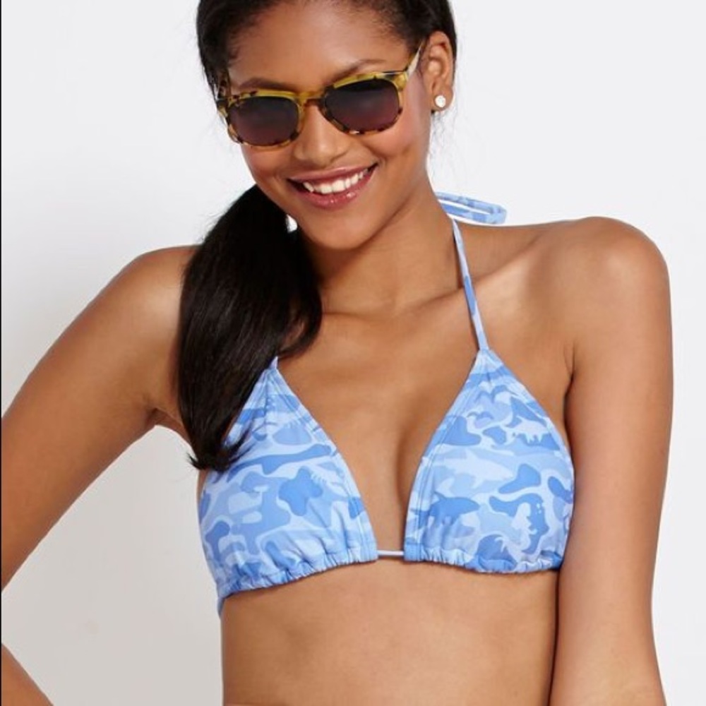 Vineyard Vines Blue Shark Camo Bikini Set